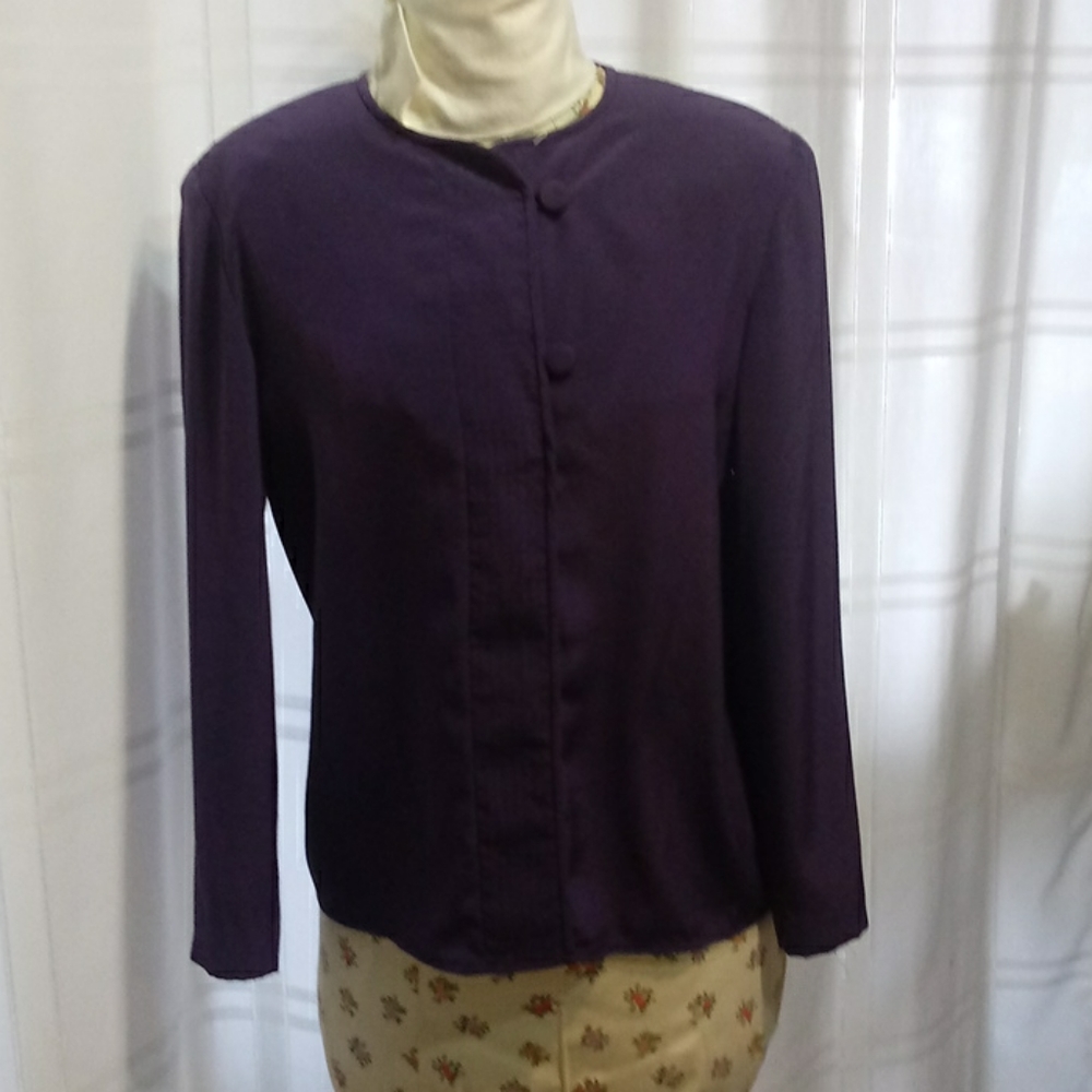 Dark purple blouse
